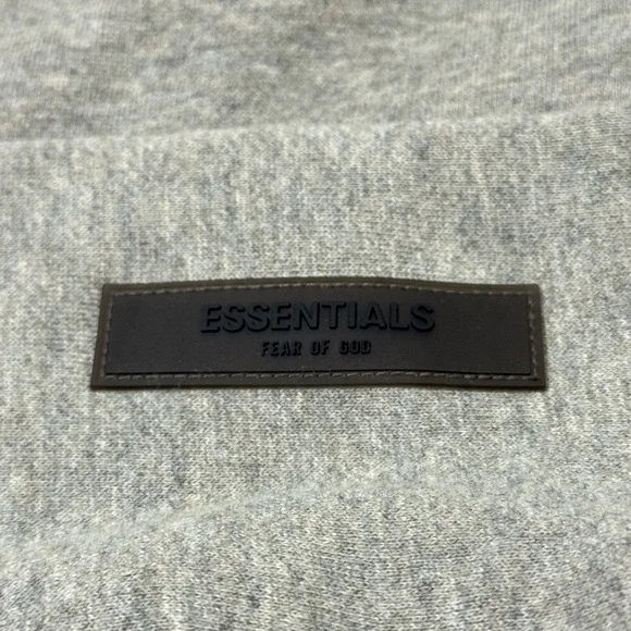 Essentials Dark Oatmeal Hoodie - Picture 5 of 7